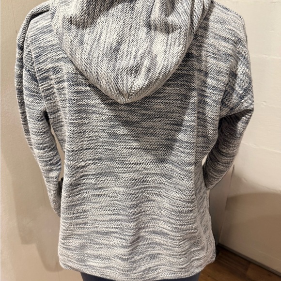 Vintage America Gray/Blue Hoodie with Star Accents - Picture 4 of 5